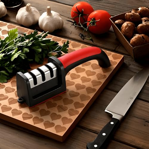 Image of RABAB THE Best Knife Sharpener Tool,Manual 3 Stage Knife Sharpner Tool Advanced Knife Sharpener for Kitchen Knife Sharpner Knife Sharpening Tool for Steel Knives...