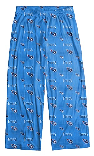 FOCO Tennessee Titans Men's Scatter Pattern Pajama Lounge Multi Color Pants