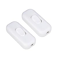 Vista 9 de Venforze Interruptor de Cable en Línea Encendido/Apagado Interruptor de Electrodoméstico de Control de Lámpara AC120V 10A, 250V 6A Adecuado