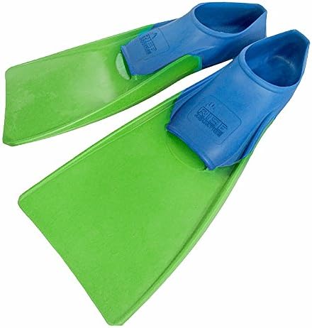 Swim Fins, Full Foot Pocket, Plastic, Unisex Adult, Common Swim Fin Color, Surfing