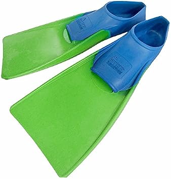 Swim Fins, Full Foot Pocket, Plastic, Unisex Adult, Common Swim Fin Color, Surfing