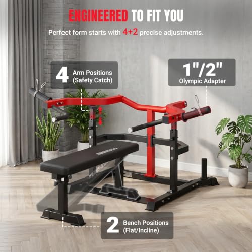 Image of Multi-Function All in 1 Weight Bench Set - Multi-Positions Heavy Duty Weight Lifting Sit Up Bench Workout Benchs Folding Bench Press for Home Gym