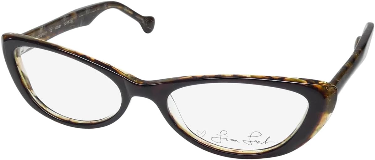Lisa Loeb Butterfly Cat Eye Eyeglass Frame/Glasses Classic Librarian Look Womens Eyewear By Music Celebrity