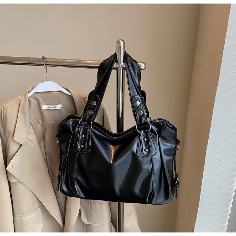 Retro Crossbody Bag for Women Purses Single-Shoulder Tote Bag Fashionable Handbag for Gift、Travel 、Work4