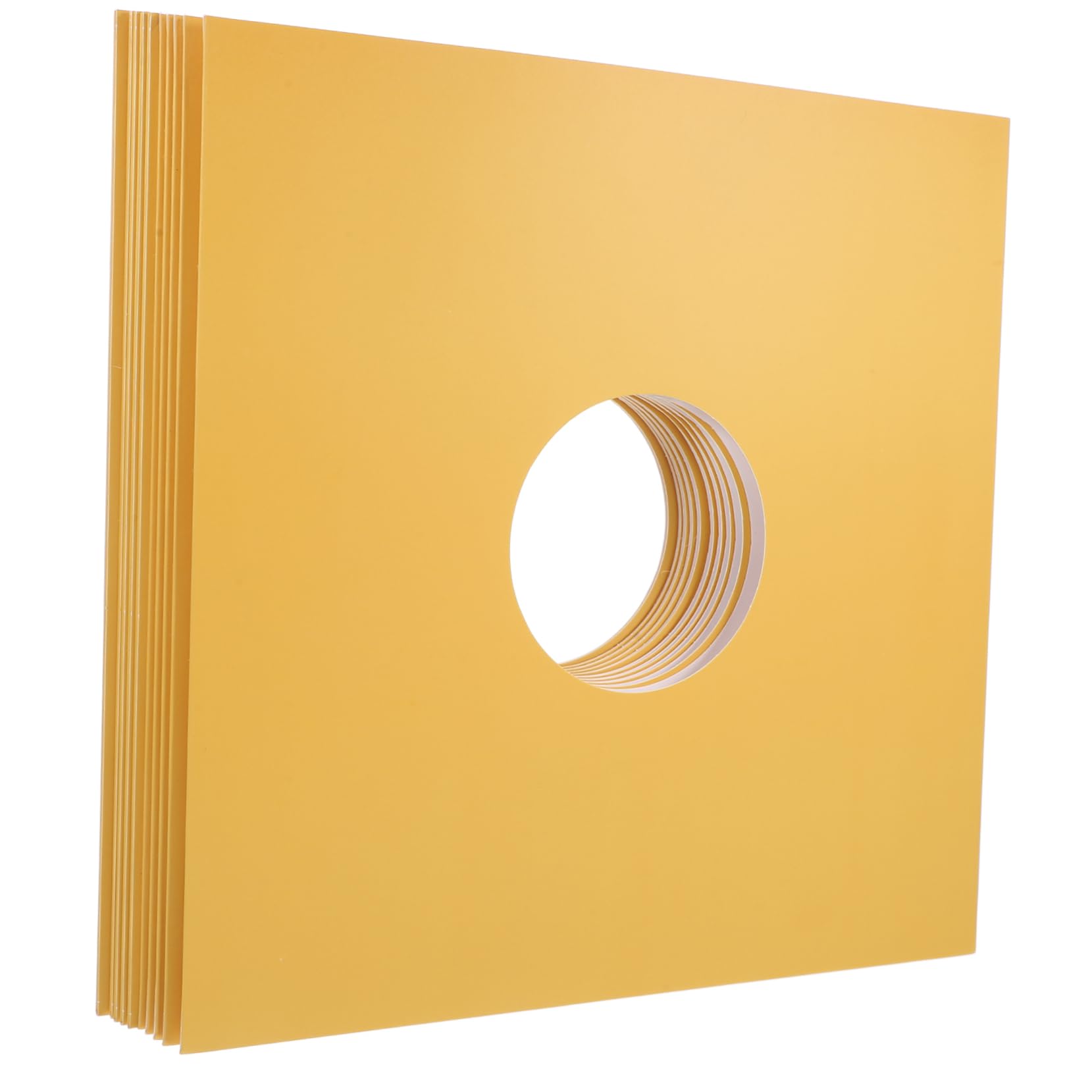 Sosoport 10 Stück Schallplatten Schutzhüllen Robuste Vinyl Cover für Platten mit Schutz vor Kratzern und Schäden Einfache Handhabung und Langlebig