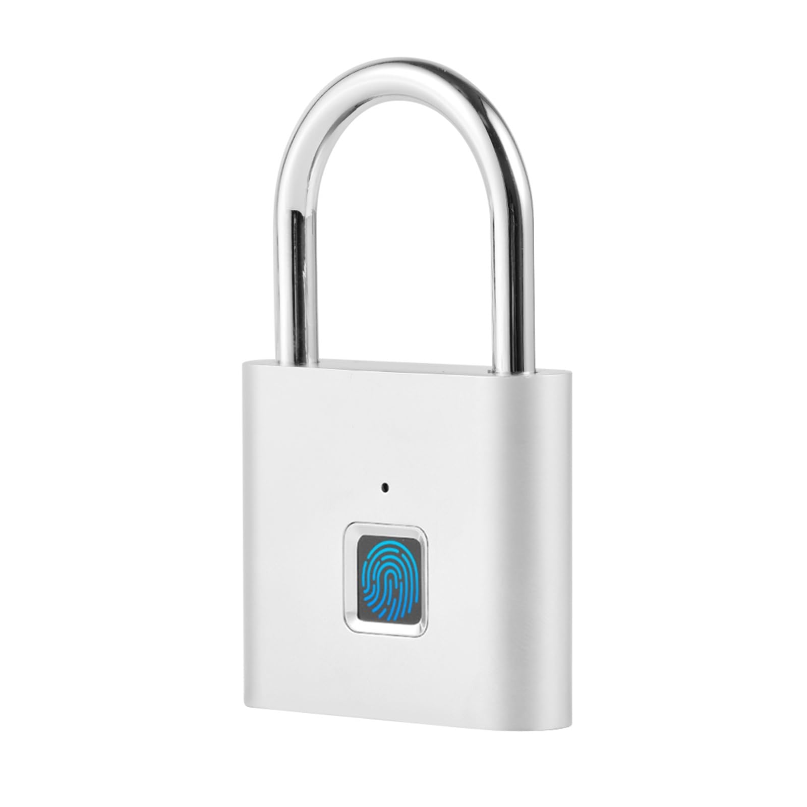 DIGNIFE Smart Door Lock, Waterproof Fingerprint Padlock USB Rechargeable Keyless Lock for Home Locker Security