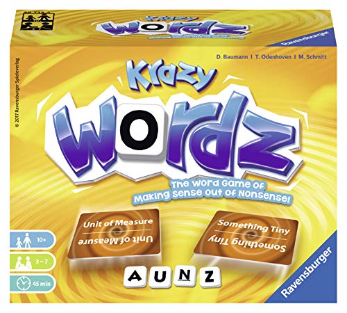 Ravensburger Krazy Wordz for Ages 10 & Up - Wacky Word Game Great for The Whole Family