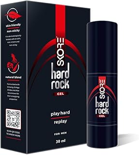 Hardrock Gel | Skin Friendly | Non-sticky | Natural blend for Men | 30ml