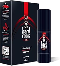 Skore Hardrock Gel | Skin Friendly | Non-sticky | Natural blend for Men | 30ml