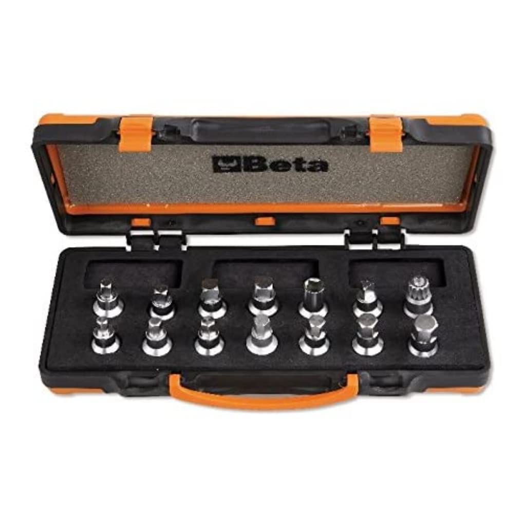 Beta 1494/C14A - Set Chiavi a Bussola per Cambio Olio - 14 Utensili Facili da Usare per Tappi Olio Motore