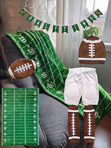 Personalized Football First Birthday ONE Shirt Bodysuit Pants 1st One Year Old Shirt3