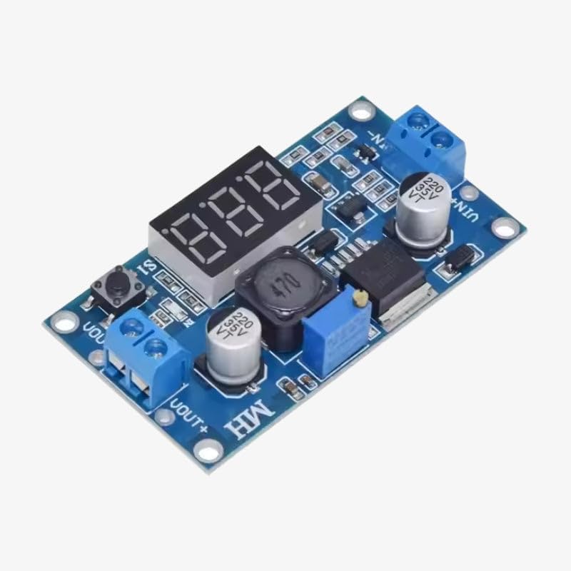 Shanmari.Ent LM2596 2A Buck Step-down Power Converter Module DC 4-40V to 1.3-37V with LED Voltmeter-image-32