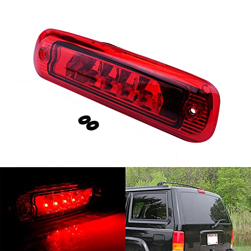 Lâmpada Traseira Led Terceira Luz De Freio Luz De Freio De Montagem Alta Lente Vermelha 12V Para Jee