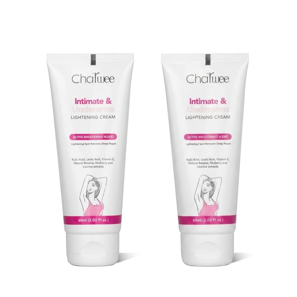 Charwee Intimate & Underarms Lightening Cream - 60ML | With Kojic Acid, Lactic Acid, and Vitamin E | Helps in Correcting Dark Spots & Uneven Skin | Lightened & Rejuvenated Underams (Pack of 2)-image-17