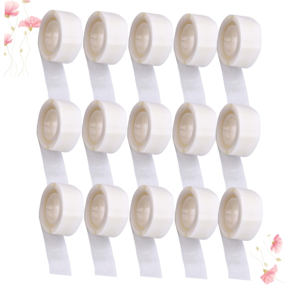 STOBOK 45 Colla Adesiva Per Palloncini Nastro Decorativo Senza Traccia Per Feste e Cerimonie Punti Di Colla Per Decorazioni Stanza e Matrimoni