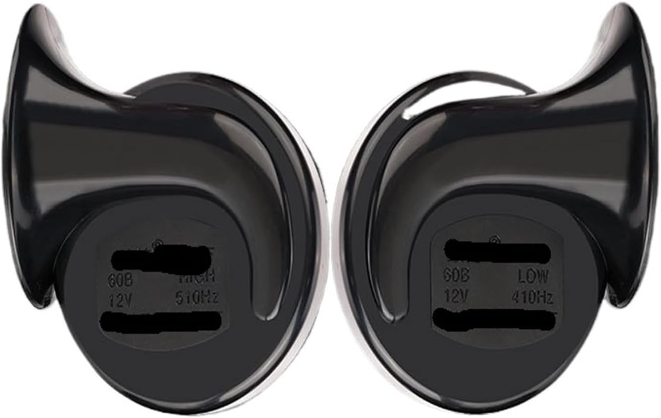 New Universal Snail Horn 12V Waterproof Dustproof Dual Tone Loud Sound