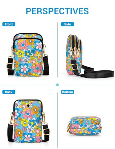 Image of YINHEXI Small Crossbody Bags for Women, Mini Cell Phone Wallet Purse, Shoulder Bag for Women and Men