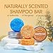 LIYALAN Shampoo Bar for Hair Solid Soap(2 Pack) Rosemary and Jasmine Shampoo Bar,Deep Cleansing Hair Shampoo for Fine Oily Hair