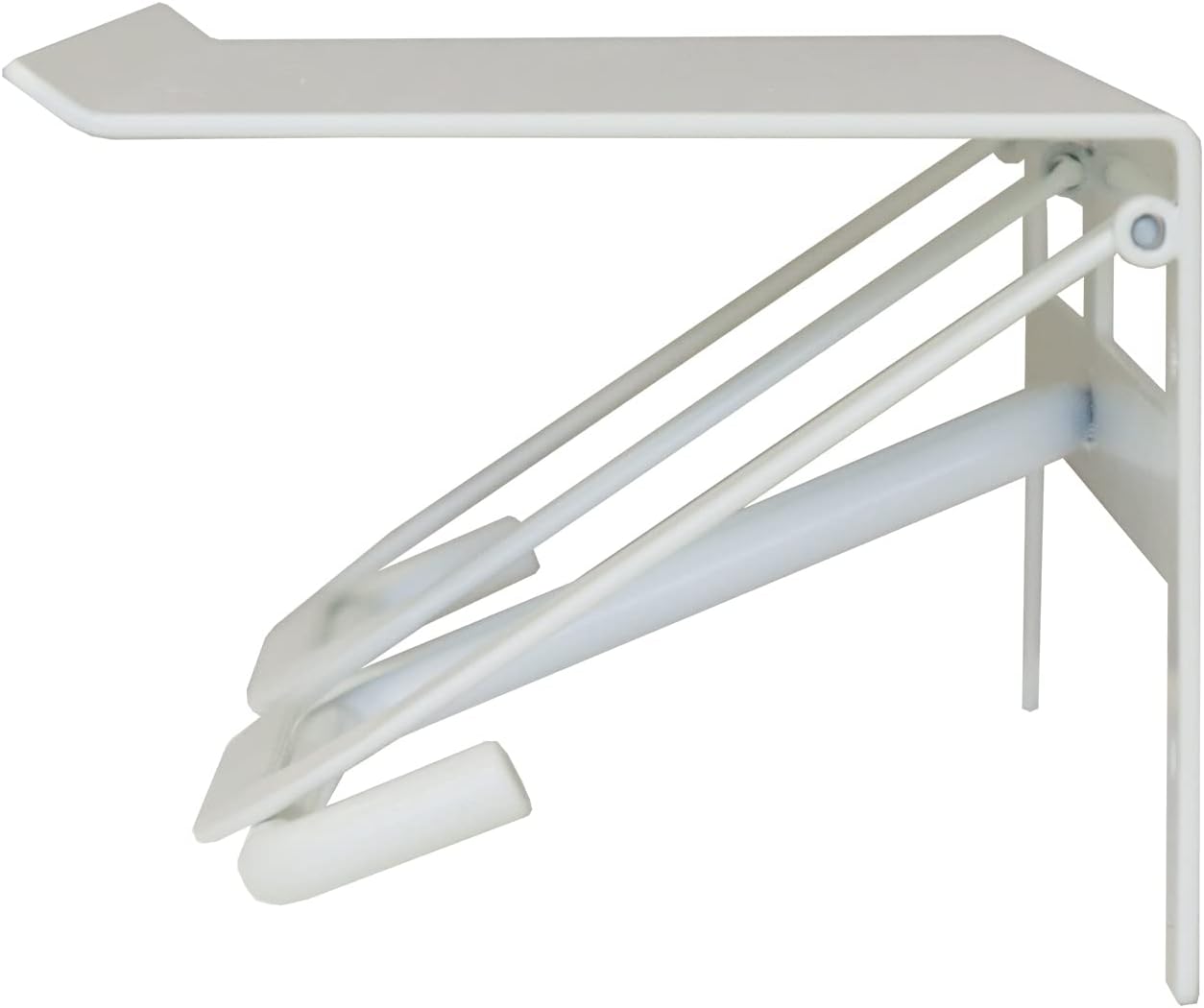 PH-016 Abel Double Toilet Paper Holder, White
