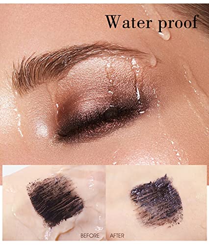 Easilydays 6 Colors Colored Waterproof Mascara For Eyelashes Set, Colorful Mascara Long Lasting Thick Mascara Rainbow Color Fiber Charming Mascara Makeup, Cosplay Brown White Black Pink Purple Blue Eye Lashes Party Stage Use (#03 Purple) #TOP4