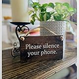 Silence Your Phone Sign Welcome Sign Class In Session Sign Sign No Cell Phone Sign Wood Wall Farmhouse Wall Home For Living