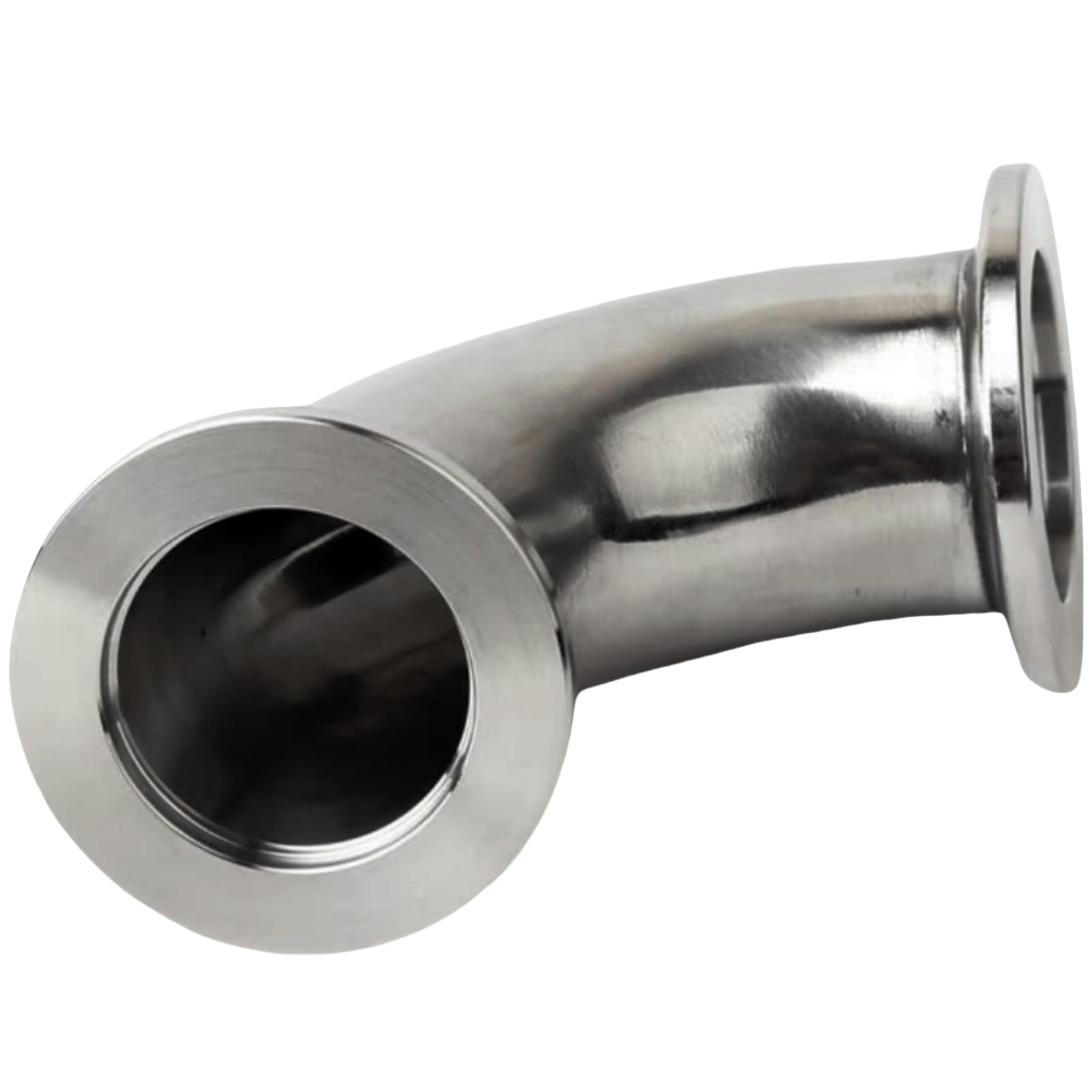 1 codo de vacío de acero inoxidable KF/NW-50, ajuste de 90 grados, brida ISO-KF para aplicaciones de alto vacío (KF40)