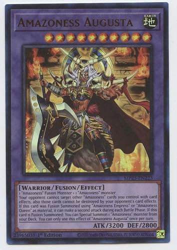 Amazon.com: Amazoness Augusta - MP23-EN223 - Ultra Rare - 1st