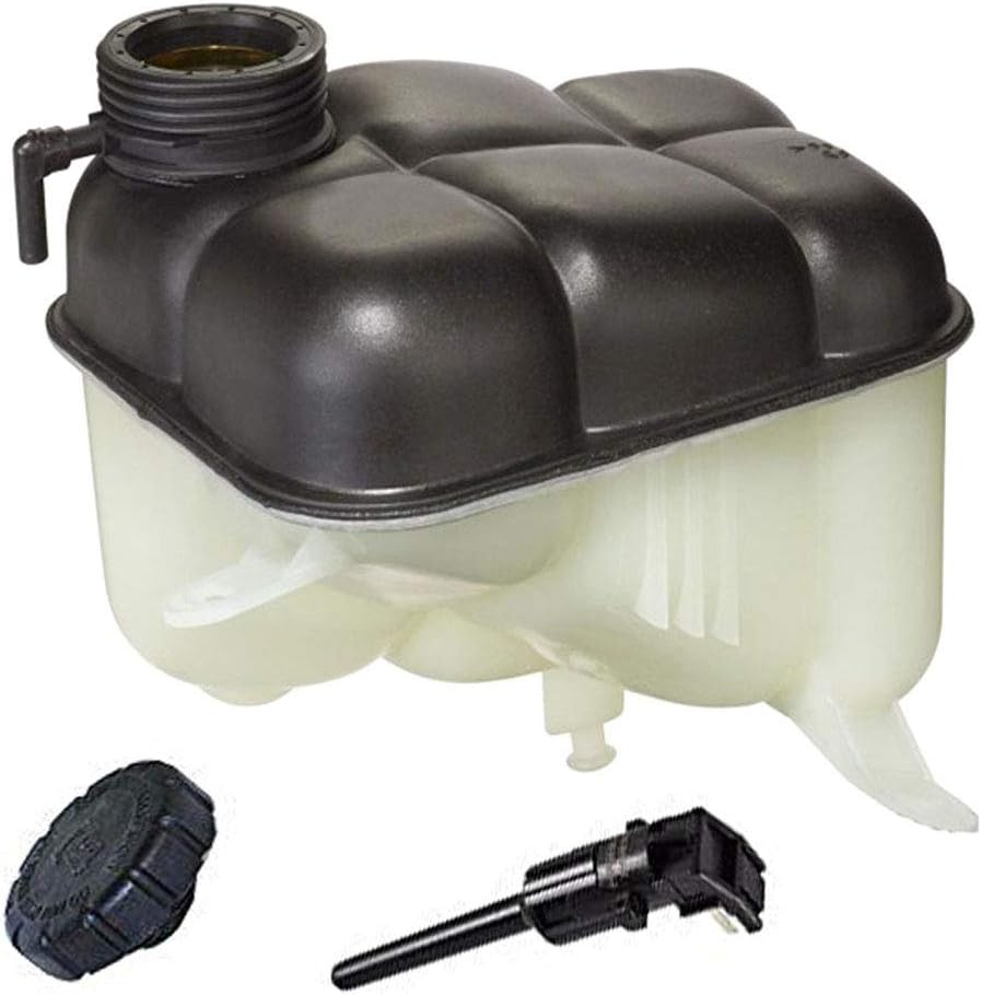 Coolant Reservoir Expansion Tank + Cap + Sensor for Mercedes W140 S320 S420 S500