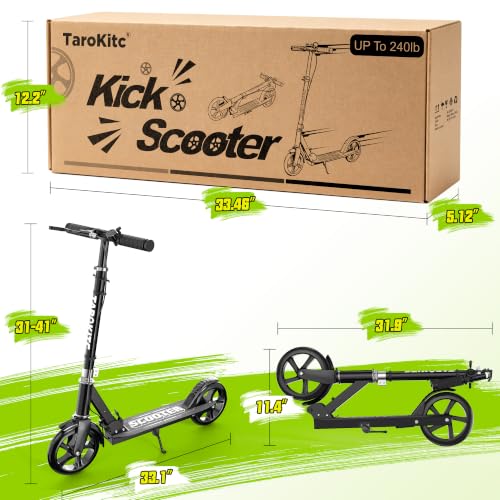TaroKitc Foldable Big Wheel Scooter