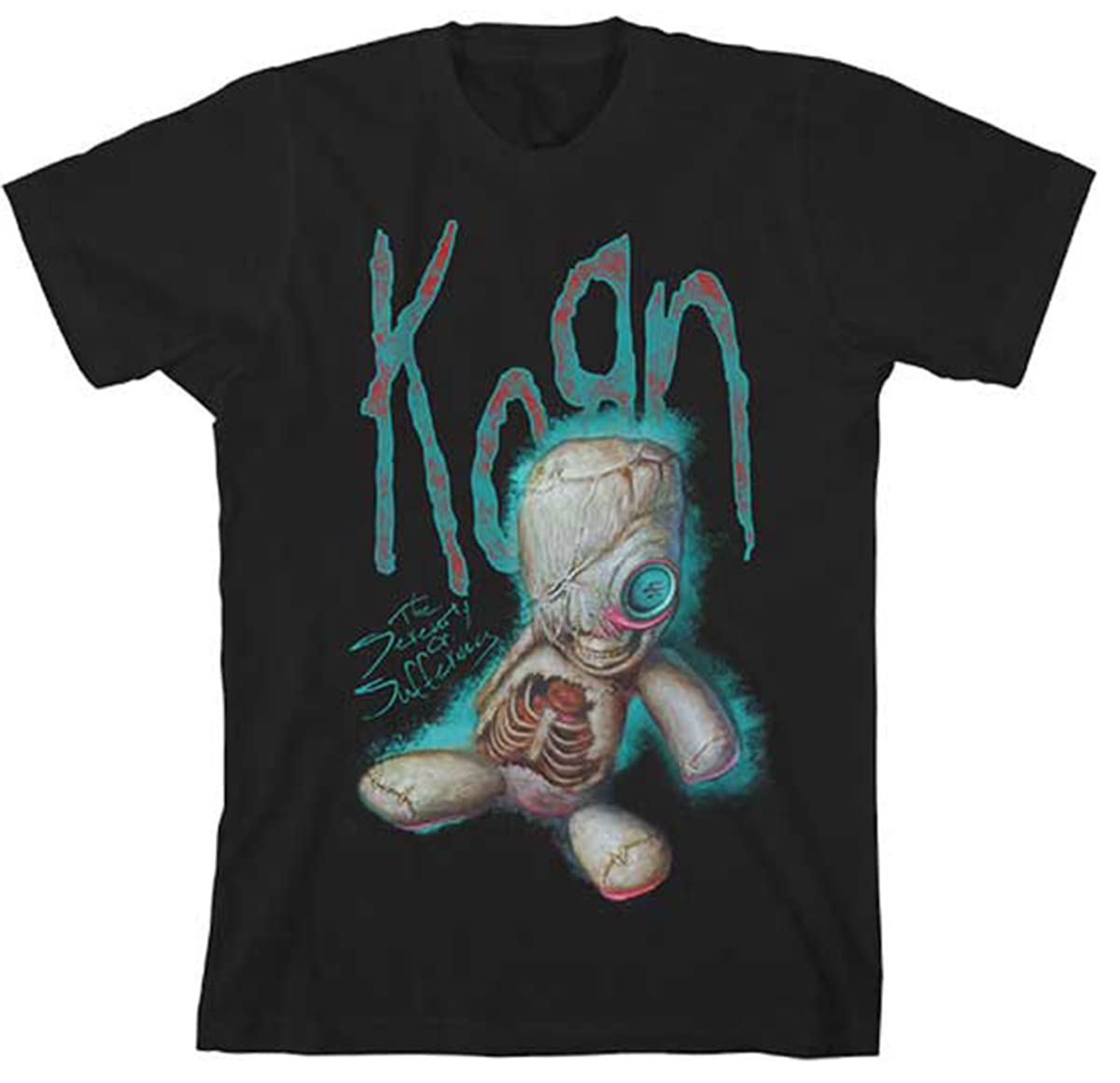 Rock Off Officially Licensed Products Men's Black Korn Sos Doll Official Tee T-Shirt Unisex (Xx-Large)