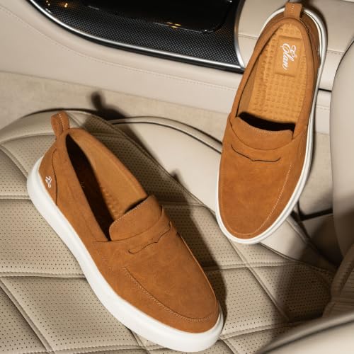 Campus ELAN Men's Brown Loafers ELAN-03 Tan - Image 3