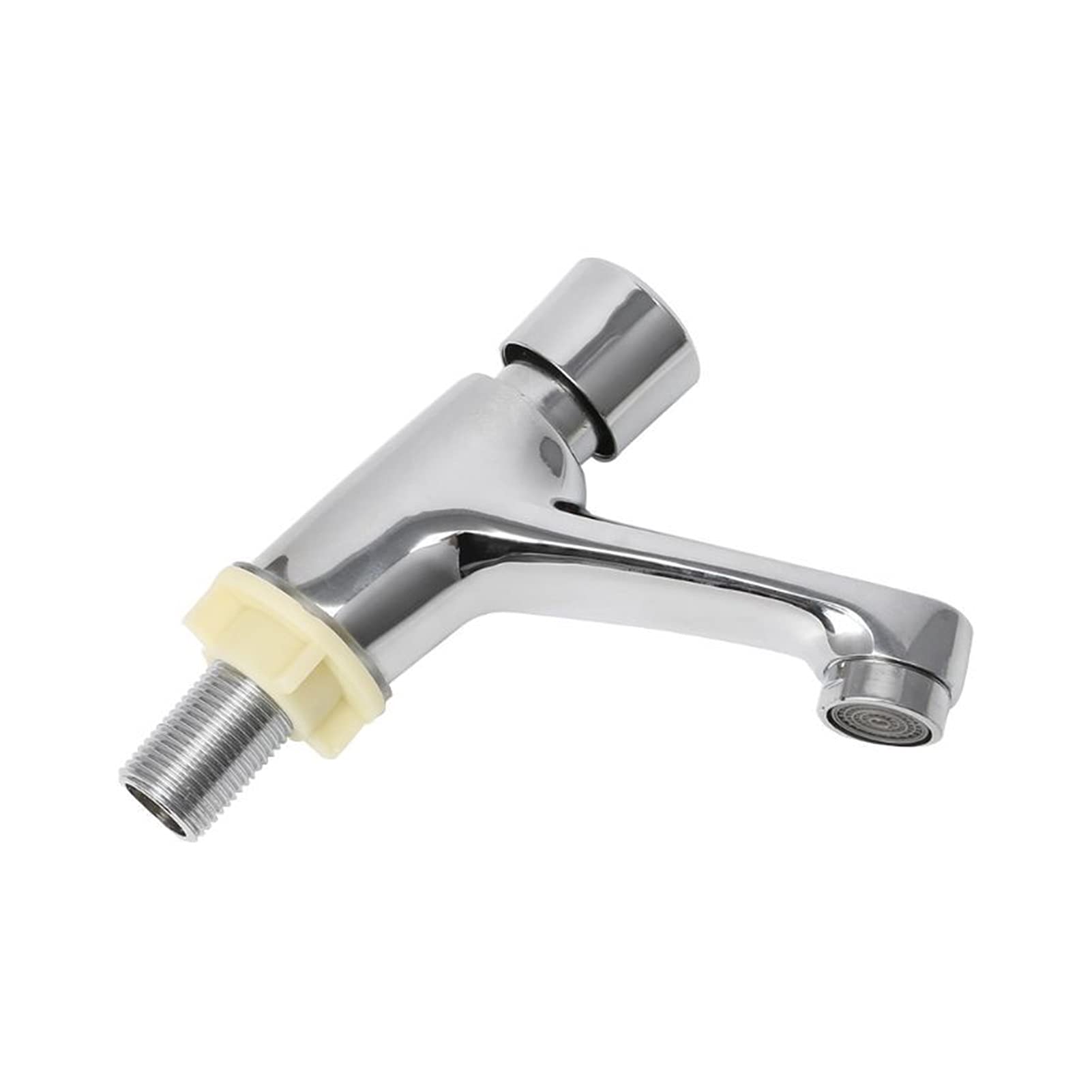 Grifo de Ahorro de Agua con Cierre automático, Grifo frío para Lavabo de baño, botón pulsador de retardo, válvula de Grifo de Agua