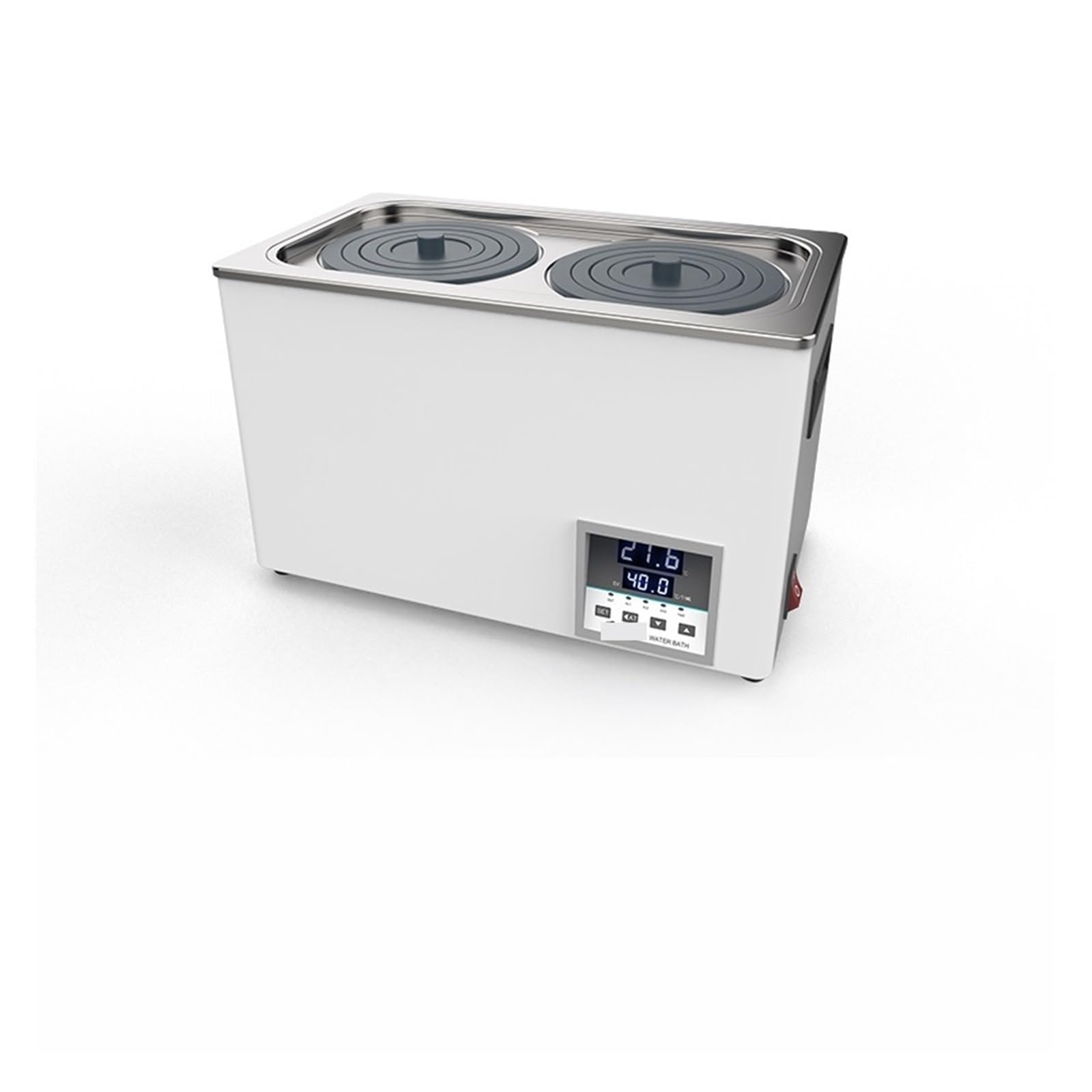 Agitador de Laboratorio, Baño de agua laboratorio, temperatura constante, pantalla Digital, calentador, equipo, termostato, tanque, orificio único(2 Holes)