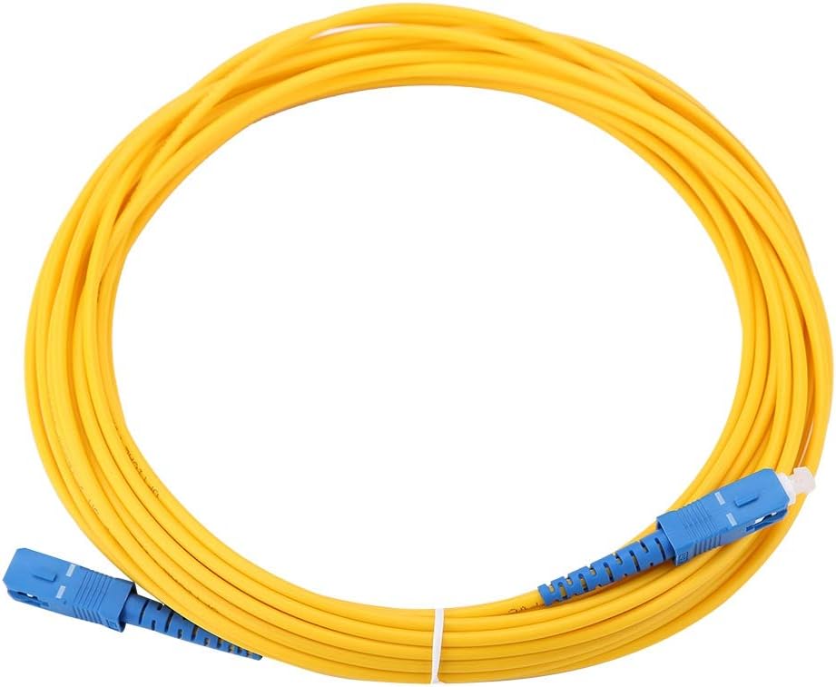 SC to SC Single Mode Cable, Mavis Laven Duplex Fiber Patch Cord Jumper Cable Single Mode Patch Cord Optical Connector (10m/32.8ft)