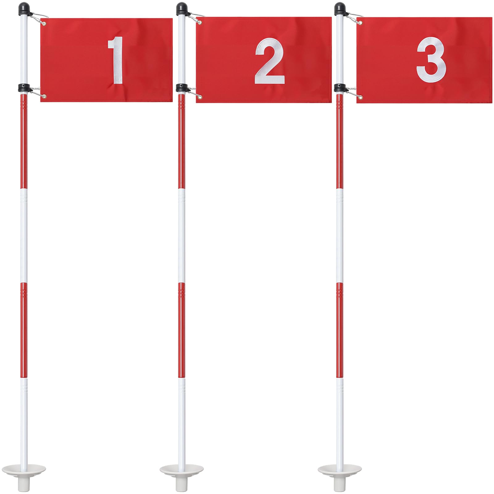Bastones de bandera de golf