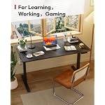 SANODESK Electric Standing Desk 71 x 32 Inches, Height Adjustable Sit Stand with Large Splice Board Desktop for Home Office, Computer Workstations，Memory Ergonomic Computer Desk, Black Frame/Black Top - Image 3
