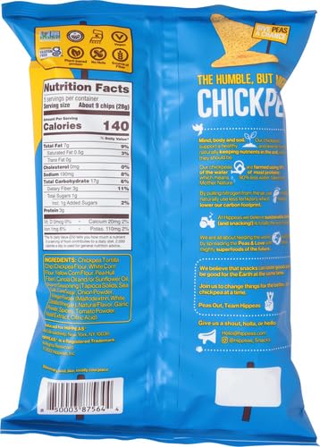 Image of HIPPEAS Rockin Ranch Chickpea Tortilla Chips, 5 OZ (Pack of 4)