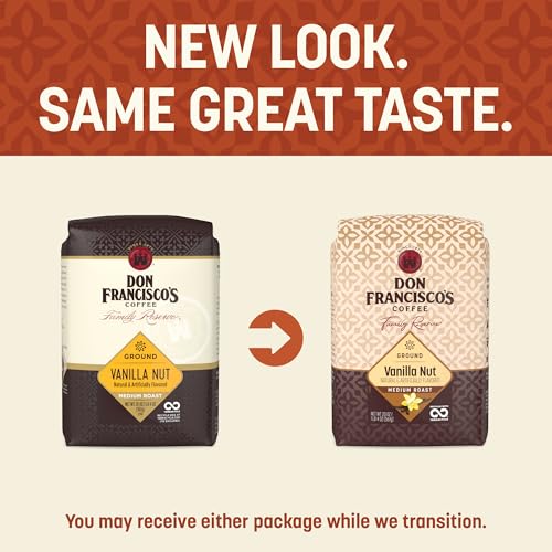 Image of Don Francisco's Vanilla Nut Ground Coffee, Medium Roast - 100% Arabica, Flavored Coffee, 20 oz Bag