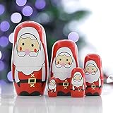 [THÈME DE NOËL] Poupées gigognes traditionnelles russes et Matriochka parfaites pour ajouter une touche festive à votre décoration intérieure.