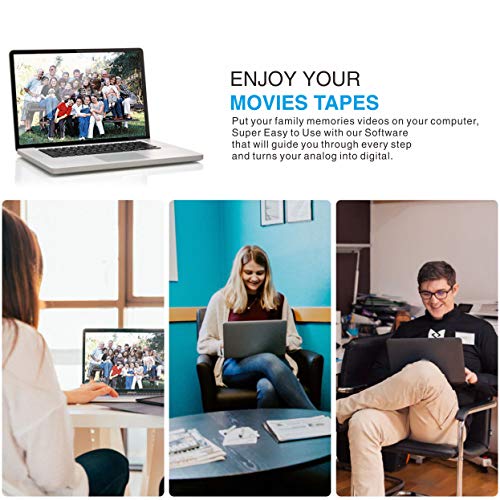 UCEC USB 2.0 Video Capture Card Device, VHS VCR TV to DVD Converter for