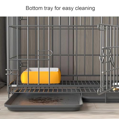 Cage pour chat pliable et parc pour chiots avec bac de propreté - 4