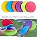 Jsonoye 7'' Kids Outdoor Game Flying Discs 12 Pack Party Favors School Teaching Early Education Sports Safe Soft for Toddler Kindergarten Children Colorful DIY Drawing Plate (6)