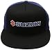 Factory Effex 15-88452  'Suzuki' Flex-Fit Hat (Black/Blue, Large/X-Large)