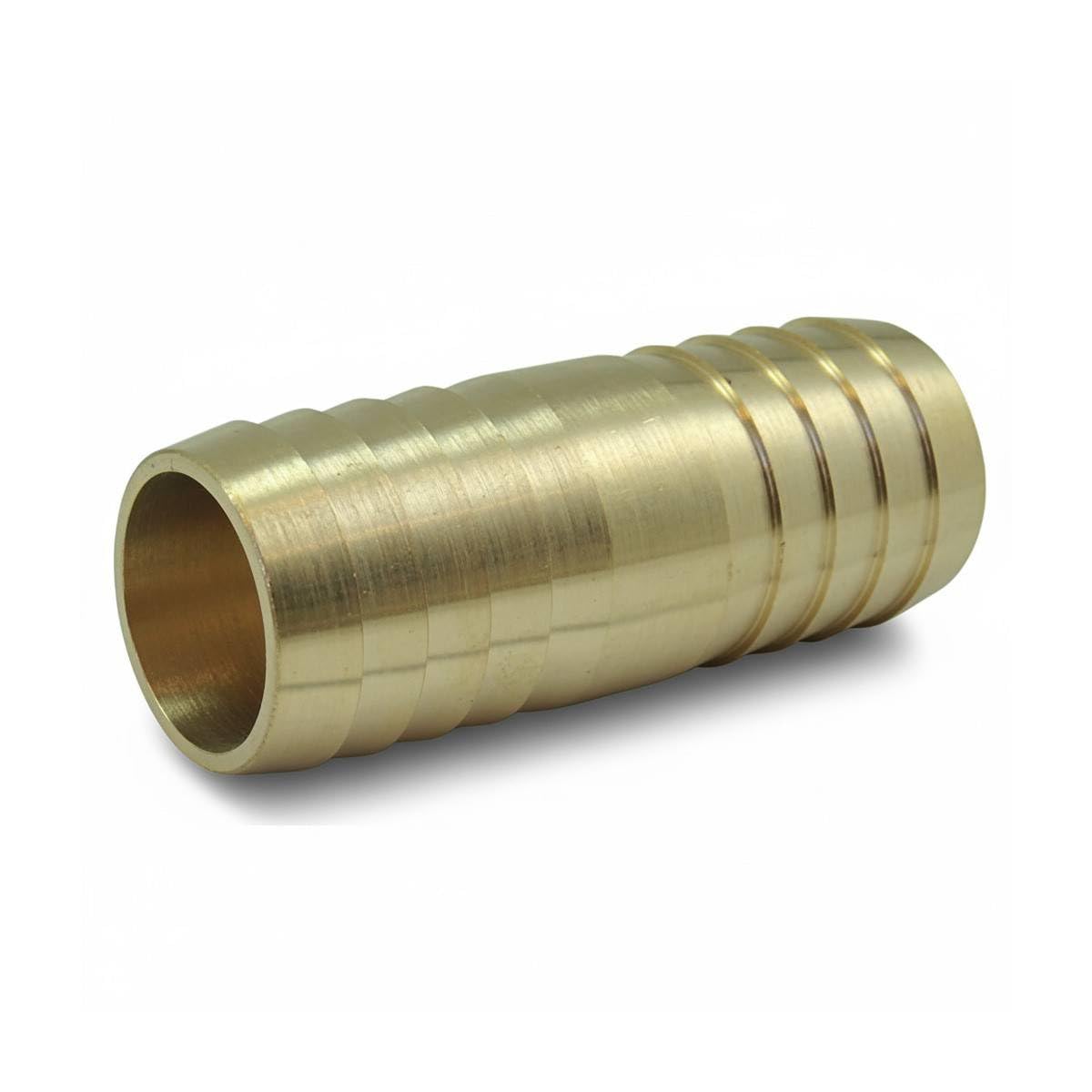 Jonction Tubulaire Cannelée Laiton PN10 - Raccord Arrosage Tuyau Souple - 40mm