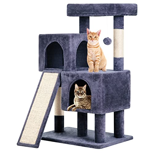Árbol para gatos BestPet con múltiples niveles y rascador miniatura 1
