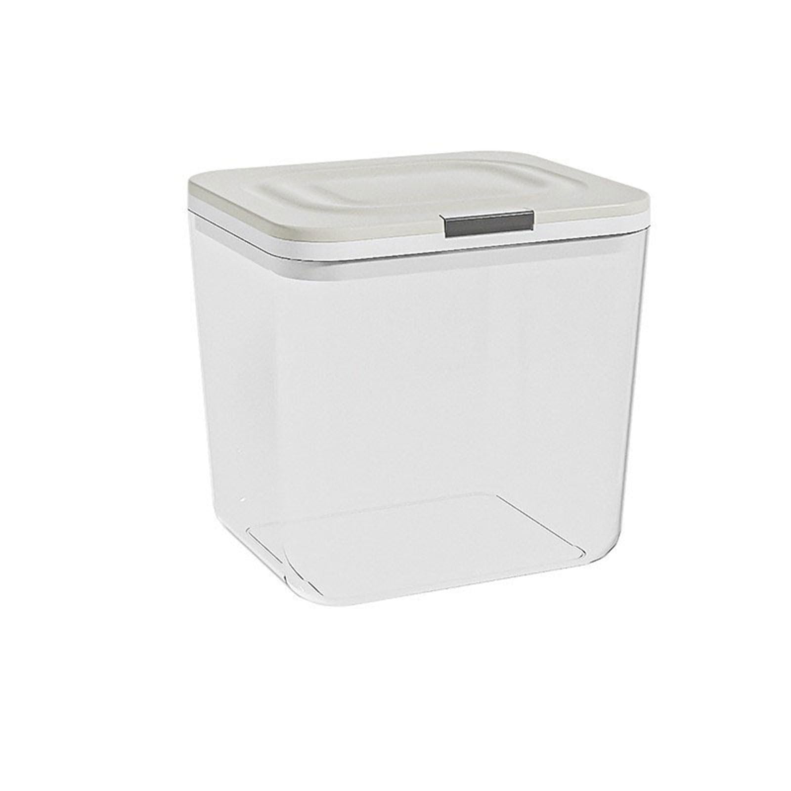 Zeiwohndc C Single Storage Ontainer With Lid, Lear Organiser Box For Kitchen, Bathroom, Abinets And Laundry Room Shelves Lear Storage Bin Lidded Organizer Abinet Box Laundry Tablet Holder Detergent Ontainer