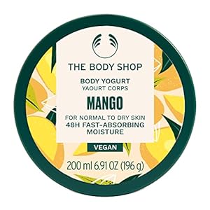 The Body Shop Mango Body Yogurt – Instantly Absorbing Hydration from Head to Toe – For Normal to Dry Skin – Vegan – 6.91 oz