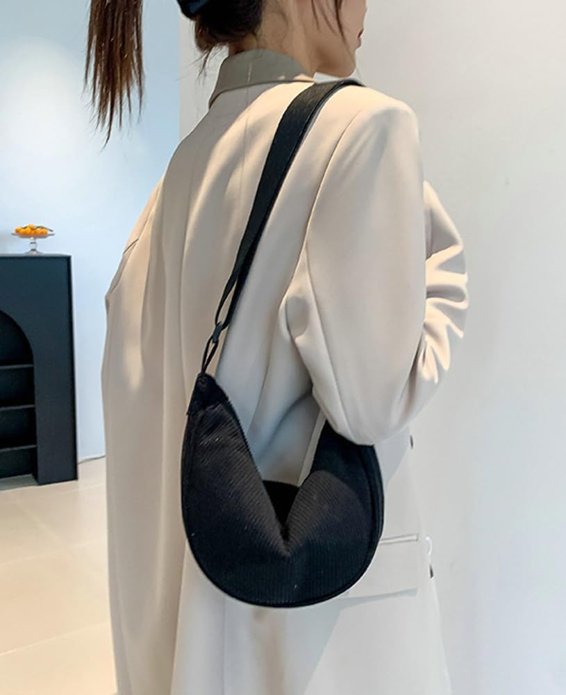 Crossbody Bag Hobo Sling Crescent Bags Women Men Trendy Small Shoulder Bag Purse Dumpling Casual Handbag Adjustable Strap image 3