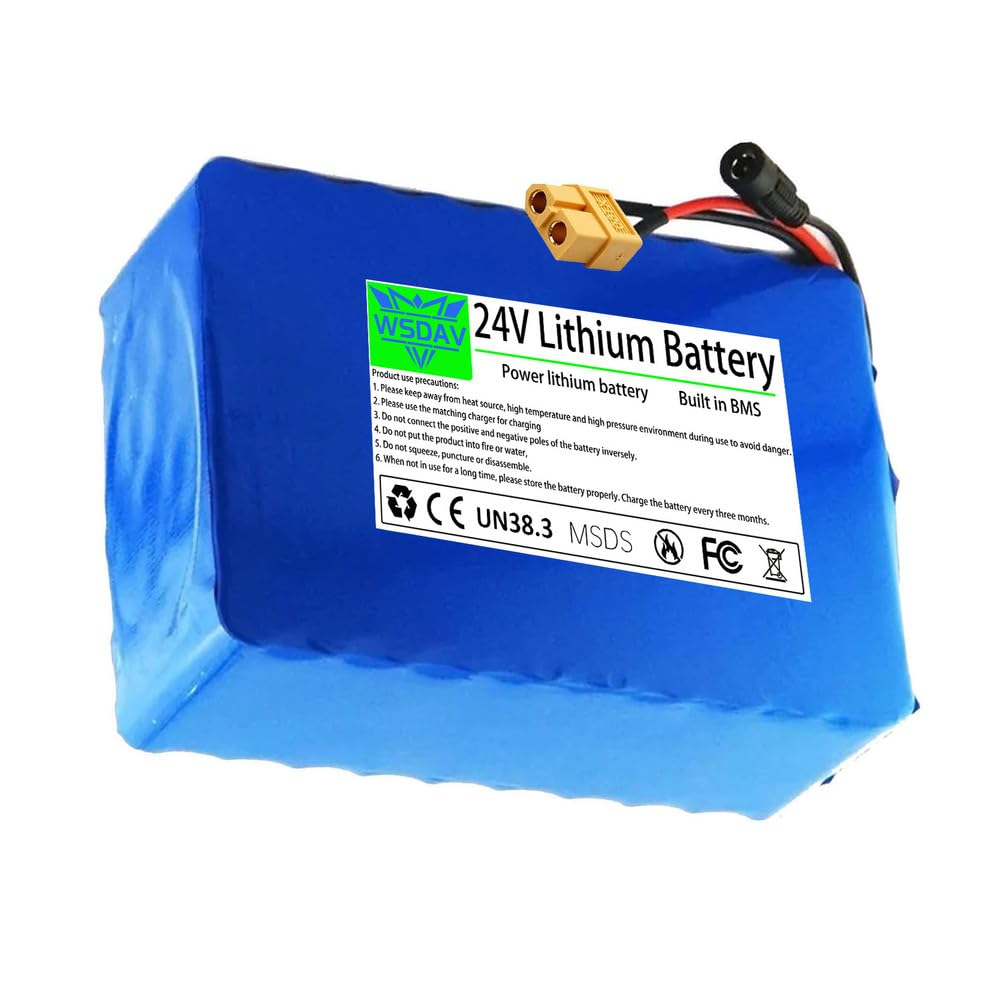 24-Volt-Lithium-Akkupack (24 V, 5 Ah, 7,5 Ah, 10 Ah, 12,5 Ah, 15 Ah, 17,5 Ah, 20 Ah) mit Ladegerät