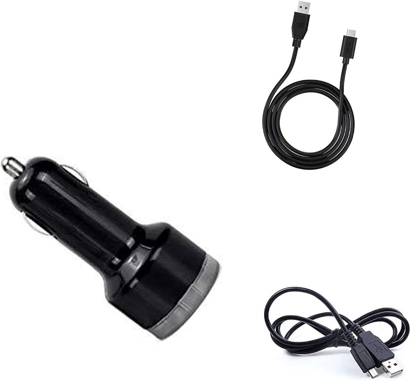 Car Charger Replacement for Vantrue OnDash S1 N1 N2 Pro S1Pro N1Pro N2Pro 4K Dual 1080P Dash Cam Vehicle Recorder Auto Boat RV Camper Cigarette Lighter Power Supply Adapter Cord Cable